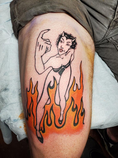 Explore cyborg tattoo ideas, creative tattoo ideas in Libertyville, available at Lucky Seven Tattoo
