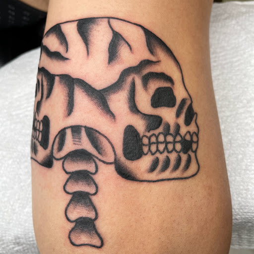 Explore evangelion tattoo ideas, creative tattoo ideas in South Saint Paul, available at Kingdom Ink Studio