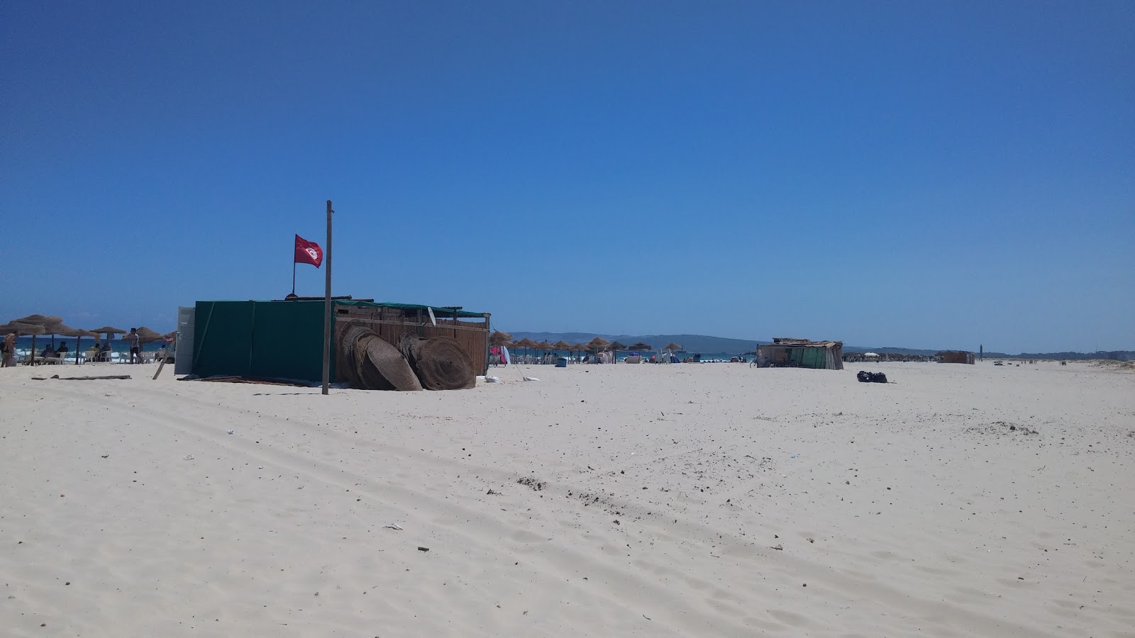 Fotografija Bizerte Beach udobje območja