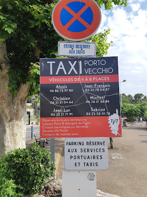 Stand et parking taxis à Porto-Vecchio