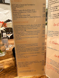 Restaurant L'Arazur à Antibes menu