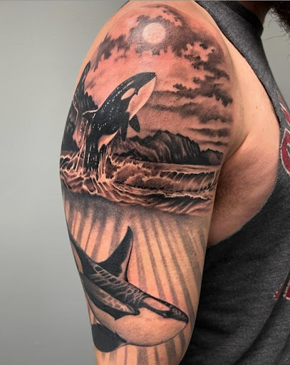 Explore pacemaker tattoo ideas, creative tattoo ideas in Kenosha, available at Kenosha Tattoo Company