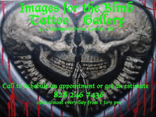 Tattoo Shop «Images for the Blind Tattoo Gallery», reviews and photos, 511 Champion Dr, Canton, NC 28716, USA