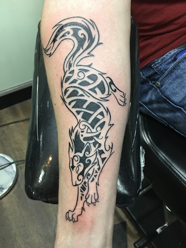 Explore elbow tattoo ideas men, creative tattoo ideas in East Northport, available at Tormented Souls