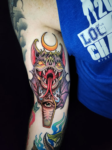 Explore cruise ship tattoo ideas, creative tattoo ideas in Buford, available at Inked Arts Tattoo Studio