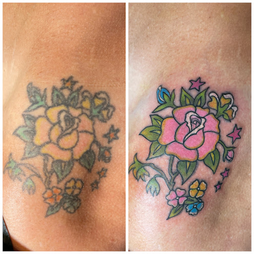 Explore lower stomach tattoo ideas, creative tattoo ideas in Port Charlotte, available at Sacred Rites Tattoo