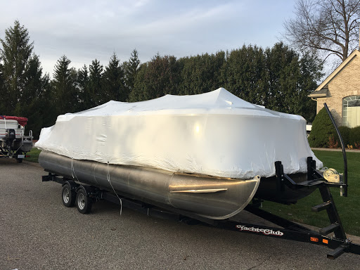Mobile Boat Shrink Wrapping