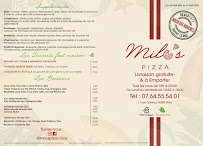 Menu / carte de Milo’s pizza à Nice