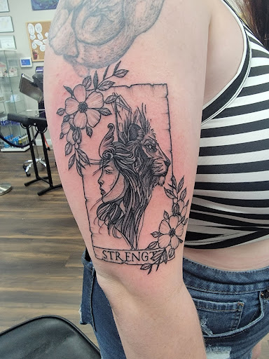 Explore elephant tattoo ideas for men, creative tattoo ideas in Ocala, available at Black Lotus Tattoo & Art Gallery Inc