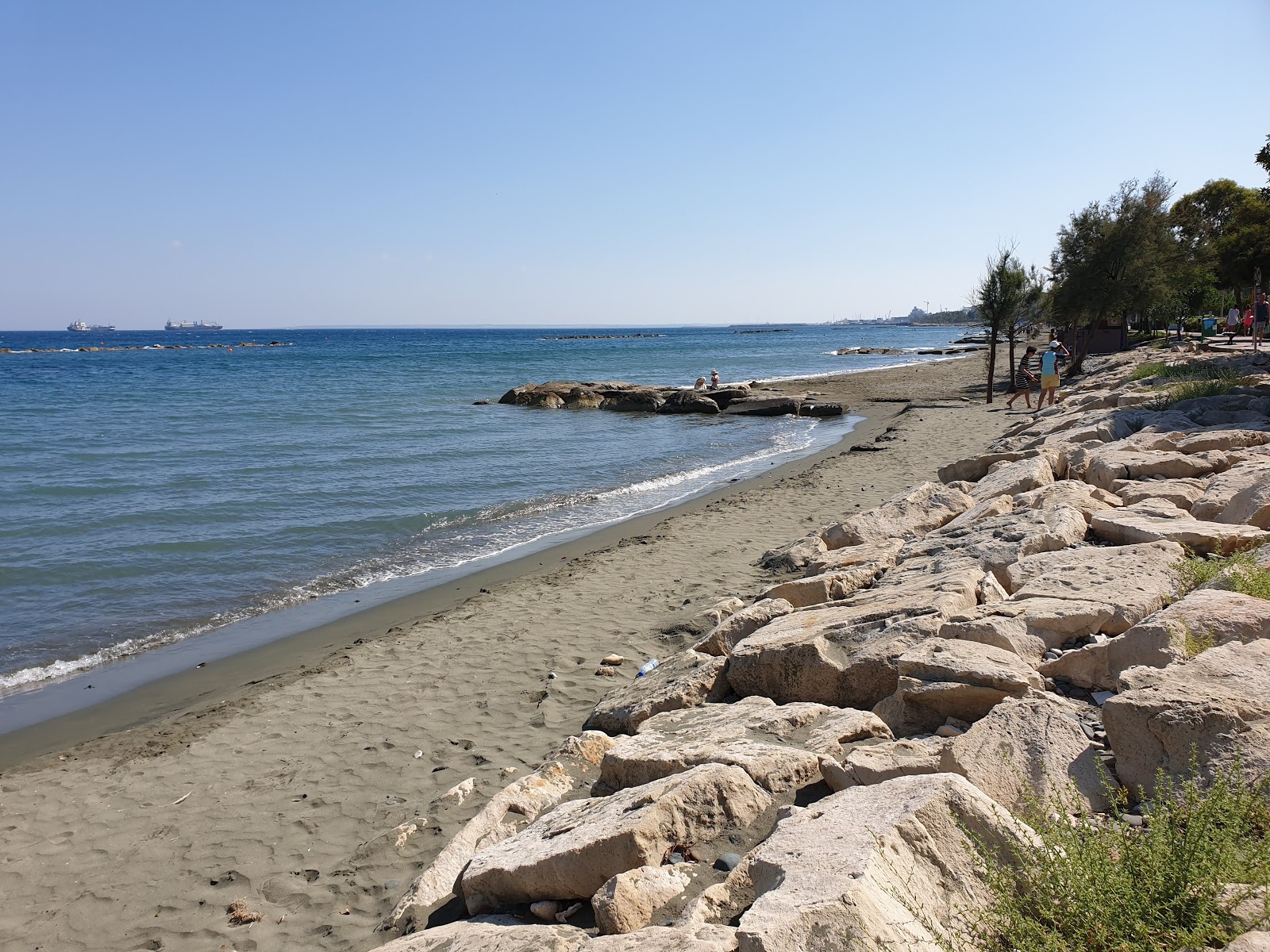 Fotografija Akti Olympion beach udobje območja