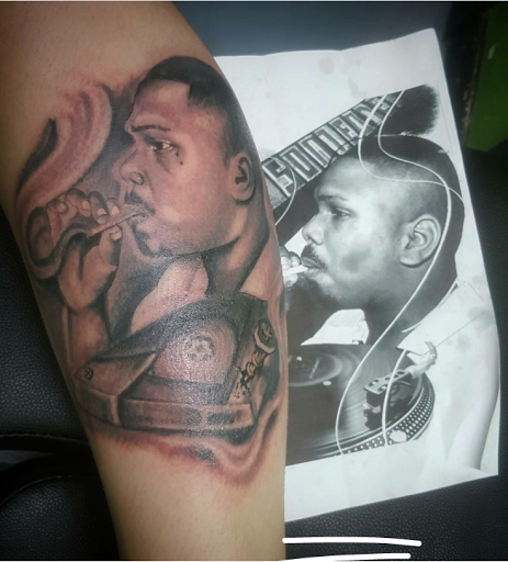 Explore dyslexia tattoo ideas, creative tattoo ideas in Houston, available at Houston Vice Tattoo Studio
