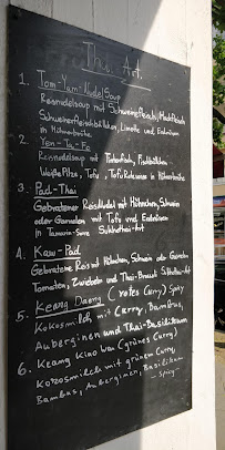 Thai-Art à Berlin menu