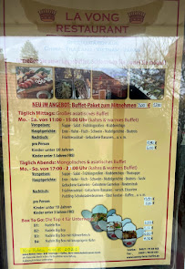 Menu / carte de La Vong à Itzehoe