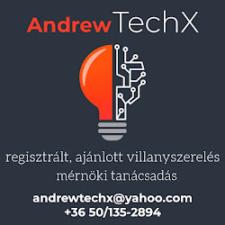 AndrewTechX regisztrált, ajánlott villanyszerelés