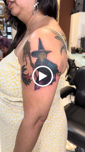 Explore tattoo ideas space liquid tattoo, creative tattoo ideas in San Diego, available at Wylde Sydes Tattoo & Body Piercing