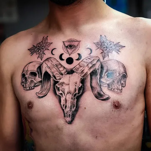 Explore tattoo background ideas, creative tattoo ideas in Minocqua, available at Whisky Rose Tattoo Parlor