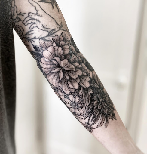 Explore back cover up tattoo ideas, creative tattoo ideas in Bellefonte, available at Juniper Studio