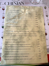 Restaurant Auberge de Réals à Cessenon-sur-Orb - menu / carte