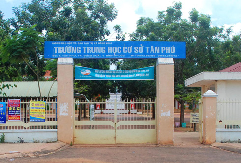 Trường THCS Tân Phú Đường Bùi Thị Xuân