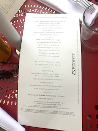 Anecdote restaurant à Montreuil-sur-Mer menu