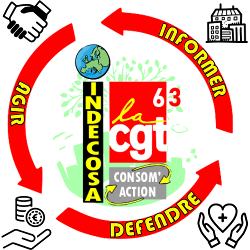 Centre de conseil aux consommateurs Indecosa-cgt 63 Cournon-d'Auvergne