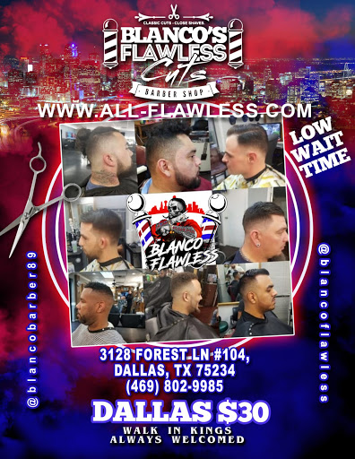 Barber Shop «BLANCO FLAWLESS FIRM BARBER SHOP», reviews and photos, 3128 Forest Ln #104, Dallas, TX 75234, USA