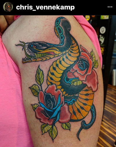 Explore cursive tattoo ideas, creative tattoo ideas in Marietta, available at Lucky Draw Tattoos III