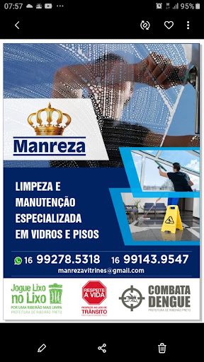 Logo da empresa - Manreza Vitrines