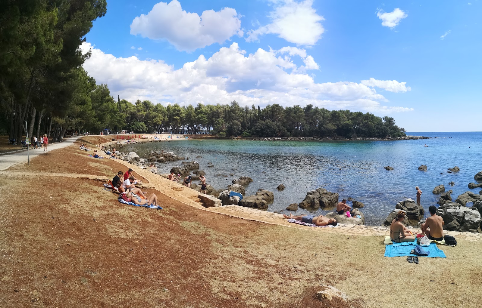 Photo of Cuvi beach with light fine pebble surface