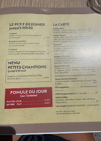 Restaurant La Terrasse des Tennis à Chamonix-Mont-Blanc (la carte)