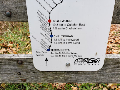 Caledon Trailway, start of the trail