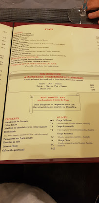 Restaurant italien Felicita à Melun (le menu)