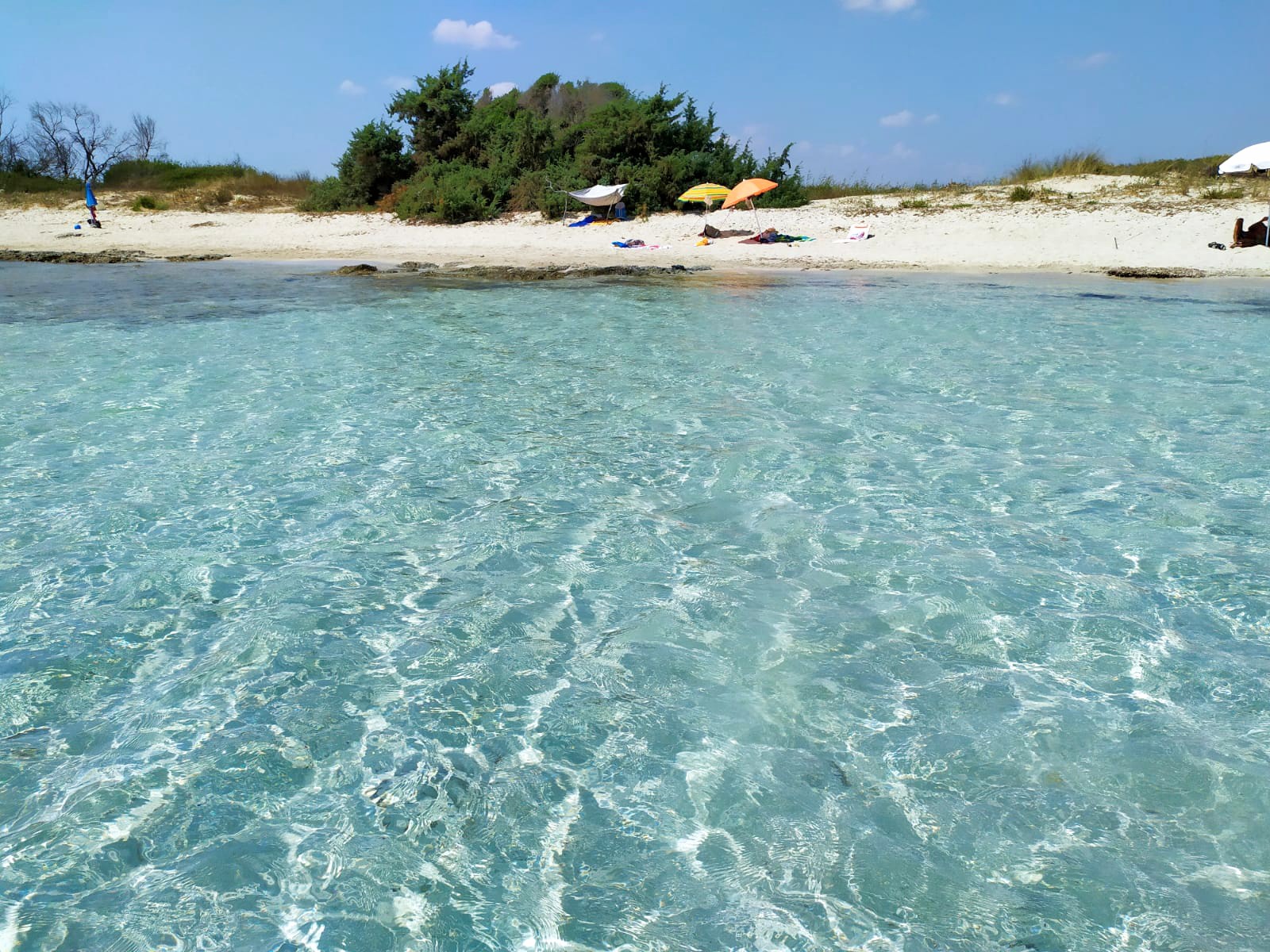 Zdjęcie Spiaggia Via Zaccaria Treves z powierzchnią niebieska czysta woda
