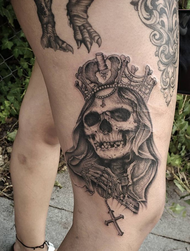Explore cinderella tattoo ideas, creative tattoo ideas in San Antonio, available at Firme Copias Tattoo Studio