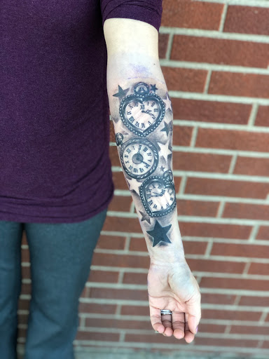 Explore mens sleeve tattoo ideas with meaning, creative tattoo ideas in Lockport, available at Archer Ink Tattoo