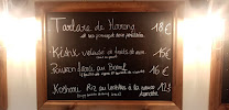 Menu / carte de Alexandria restaurant à Lyon