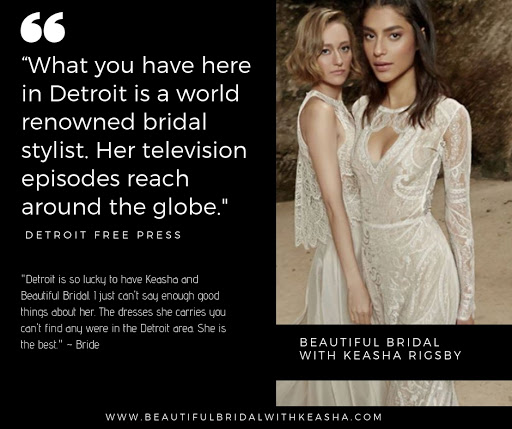 Bridal Shop «Beautiful Bridal with Keasha Rigsby», reviews and photos, 2921 E Jefferson Ave, Detroit, MI 48207, USA