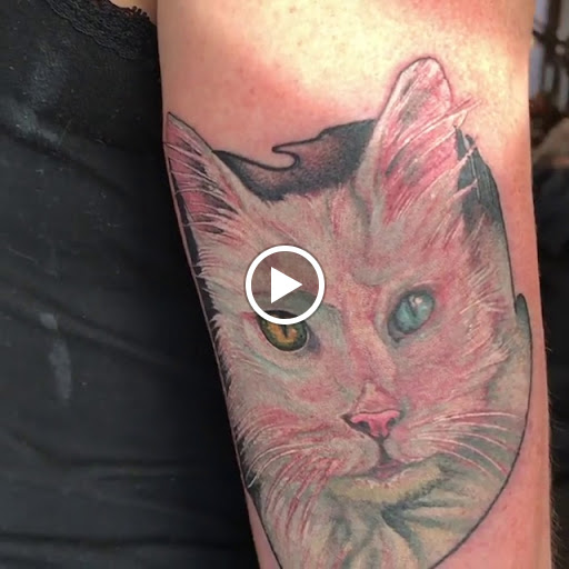 Explore hip and thigh tattoo ideas, creative tattoo ideas in Denver, available at Think Tank Tattoo