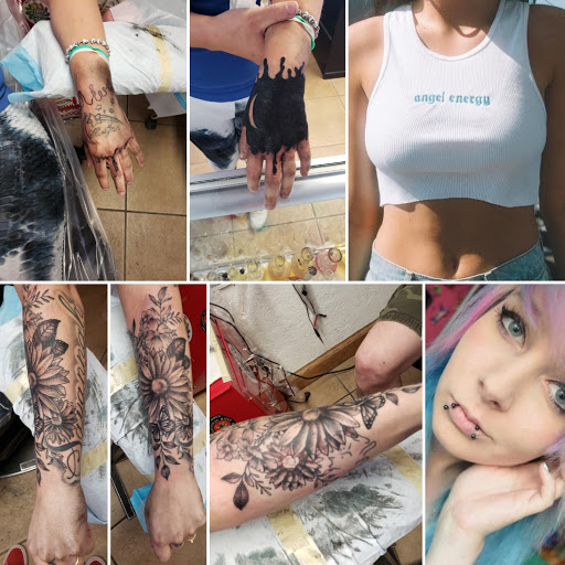 Explore lip tattoo cover up ideas, creative tattoo ideas in Elko, available at Custom Tattoos and Body Piercing Studio