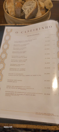 Menu du O Caseirinho à Grigny