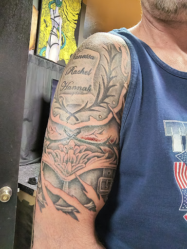 Explore mf doom tattoo ideas, creative tattoo ideas in Helena, available at Dermawerx Custom Tattoo