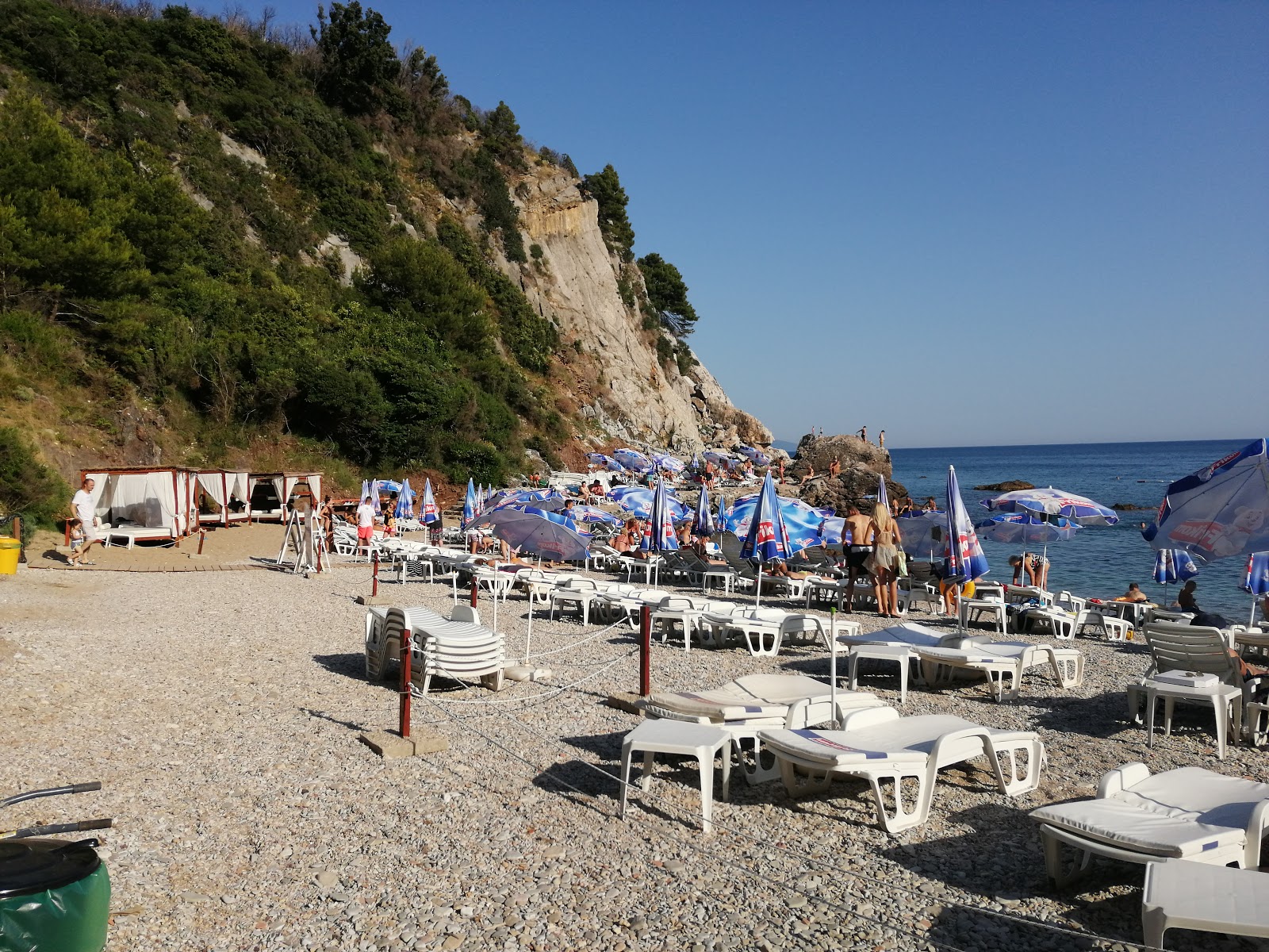 Foto de Plazha Milene Dravich área de complejo turístico de playa