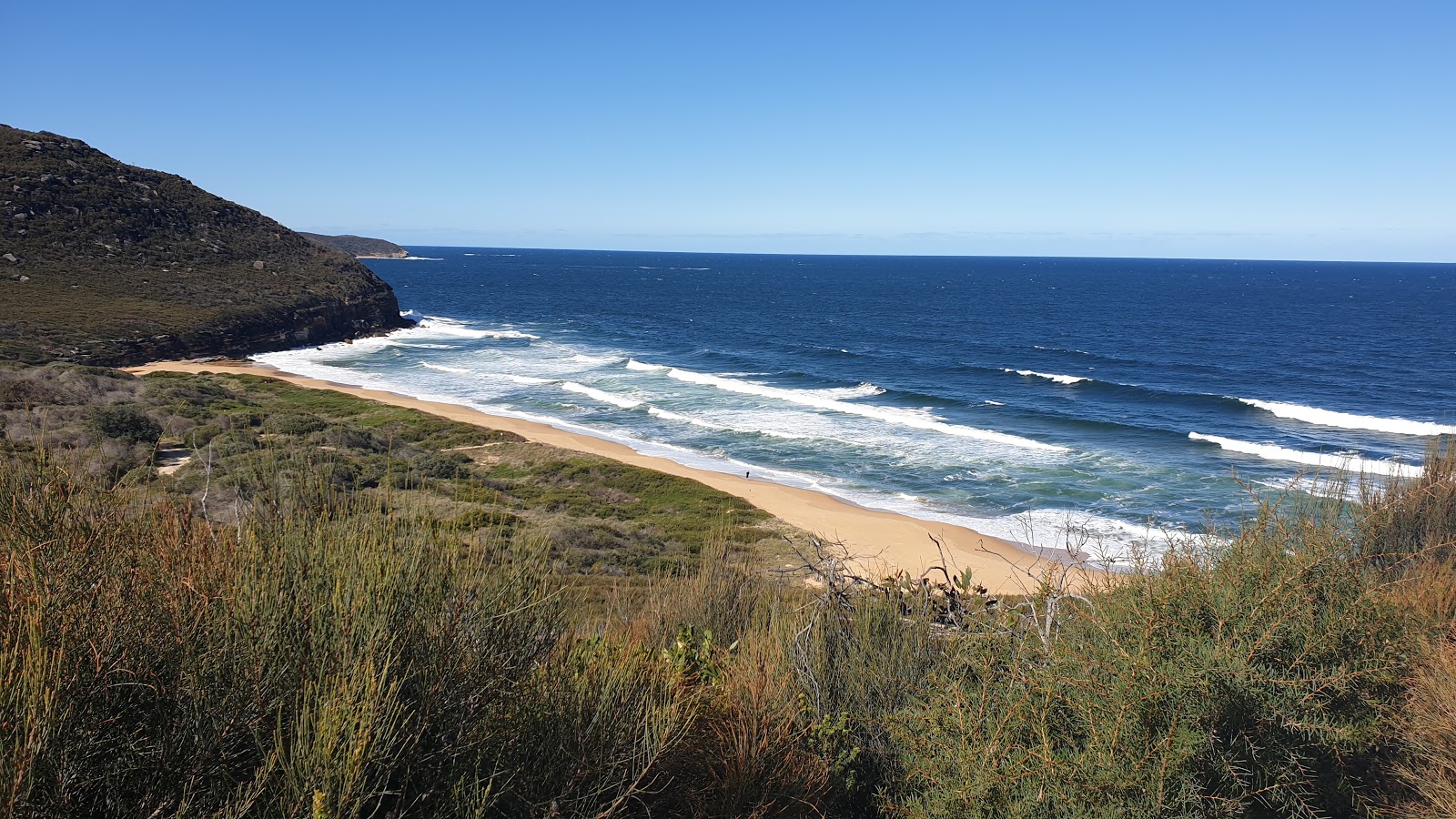 Foto de Tallow Beach con arena beige superficie