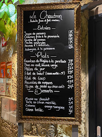 Menu / carte de Restaurant Le Chaudron à Cassis