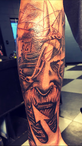 Explore underworld hades tattoo ideas, creative tattoo ideas in San Angelo, available at A1 Tattoos and Piercings
