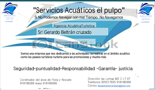 Servicios Acuaticos Agencia El Pulpo S. A.