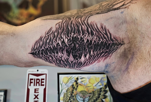 Explore tattoo ideas yin yang, creative tattoo ideas in Newburgh, available at Outlaw Ink