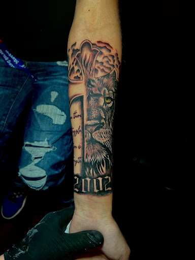 Explore sleeve tattoo background ideas, creative tattoo ideas in Douglasville, available at Long Island Ink Tattoo & Piercing