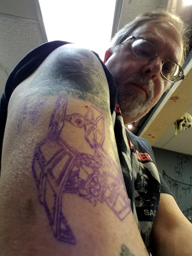 Explore arm mens tattoo ideas, creative tattoo ideas in Johnson City, available at Defiant Designs