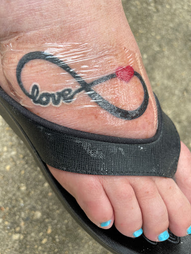 Explore hand poke tattoo ideas, creative tattoo ideas in Englishtown, available at Battlefront Tattoo Company